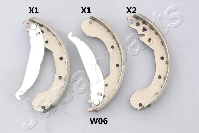 Mâchoires de frein Japanparts GF-W06AF anti-bruit en acier renforcé