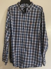 Ariat Pro Series Fitted Long Sleeve Plaid Button Down Men s Shirt Sz XXL