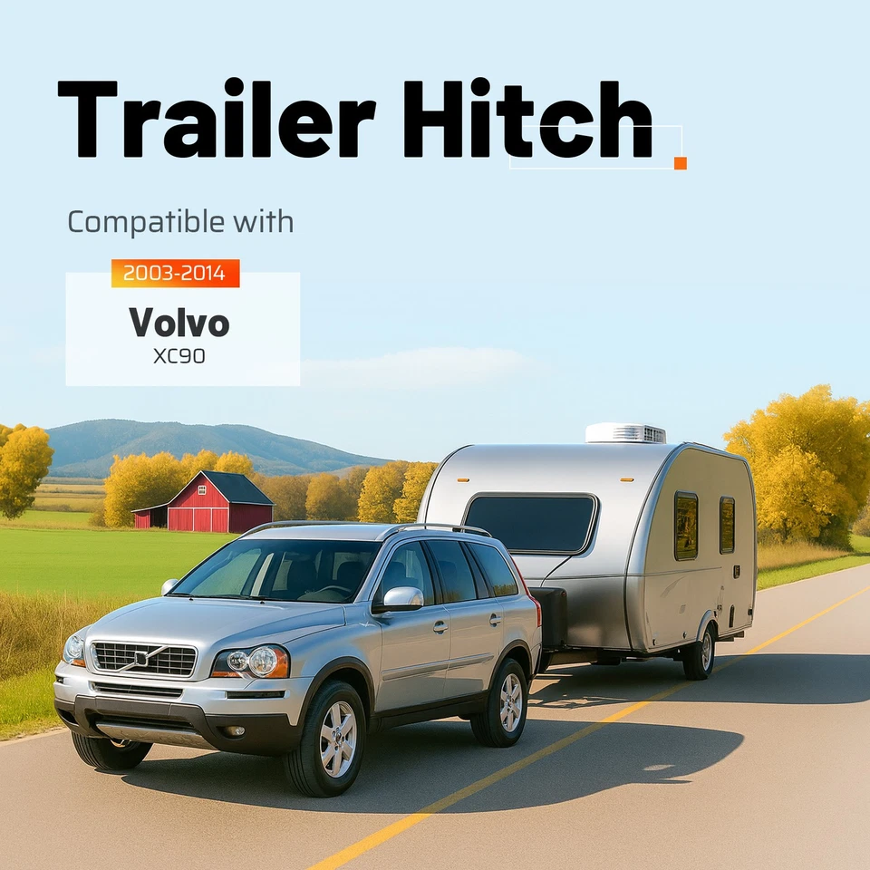 Class 3 Trailer Hitch 2" Receiver Hitch Pin Included For Volvo XC90 2003-2014 Foto 2 de 4