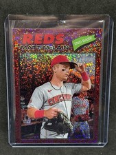 2026 Topps Heritage Matt McLain #252 - Burgundy Sparkle - Reds