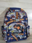 Pottery Barn Kids Small Hot Wheels Monster Trucks Backpack Monogram Robbie