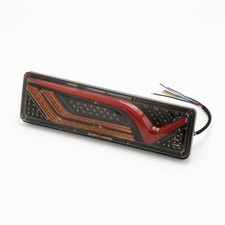 LED Tail Light Assembly Transparent-Lens for Farm Vehicles, Trailers
