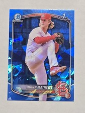 2025 Bowman Blue Sapphire Edition - Chrome Prospects Quinn Mathews #BCP-25 (RC)
