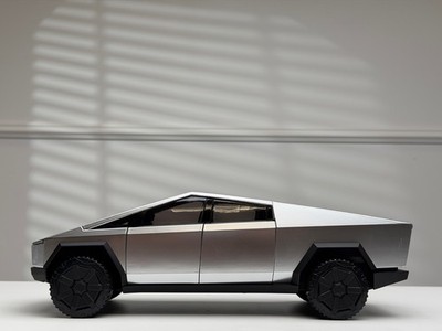 Tesla Cybertruck (Titanium) [Tesla] 1:18 scale | eBay