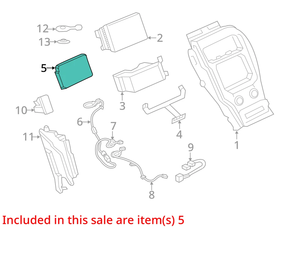 Módulo de control de comunicación Lincoln MKZ 2019-2019 H2LCN Foto 2 de 3