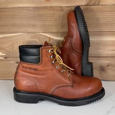 Vintage Red Wing 2307 USA Made Chestnut Brown Leather Work Boots Women's 7.5 D