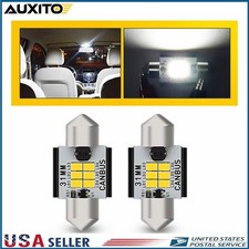 AUXITO 31MM DE3175 DE3021 LED Festoon Dome Map Interior Light Bulbs White E