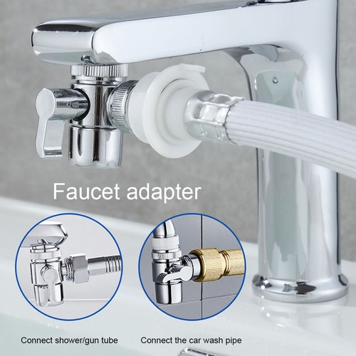 Waschmaschine Wasserhahn-Adapter 1 auf 2 Ventil – für Badezimmer und Küche - Bild 18 von 38