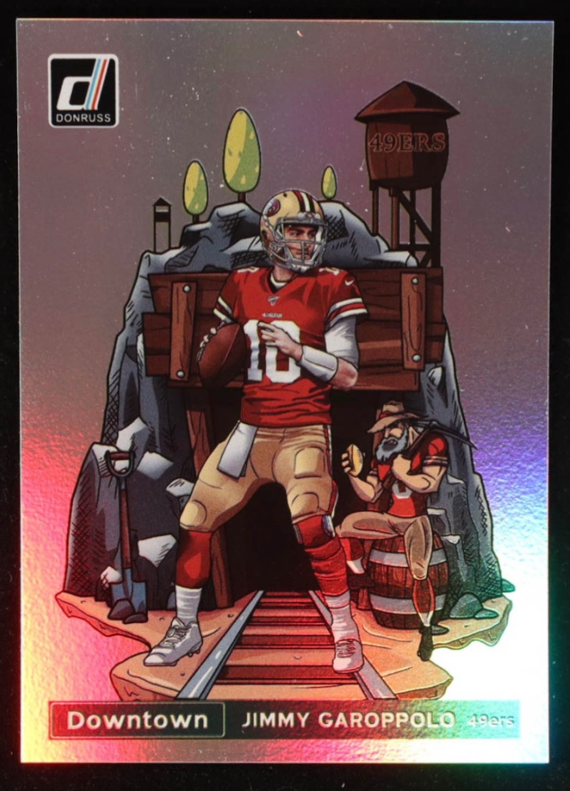 Jimmy Garoppolo 2020 Donruss Downtown, Mint Condition