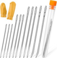 Leder Nadeln HandnäHen Kit 14-Teilig FüR Handarbeit Und DIY Projekte