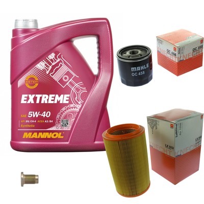 MAHLE Inspektionspaket 5L MANNOL 5W-40 Extreme für Alfa Romeo 156 Sportwagon