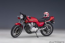 Autoart 12561 1/12 HONDA CB750F BARIBARI LEGEND w/ Gun Koma Helmet RED MET New