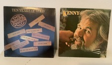 Lot Of 2 Kenny Rogers Ten Years of Gold  Kenny VINYL LPs 1970s