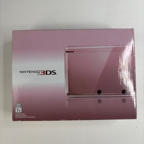 Nintendo 3DS Handheld Console Complete In Box Pink CTR-001 (USA) W Charger