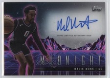 2023-24 Topps Midnight Horizon Signatures Malik Monk #HS-MM Auto b6y