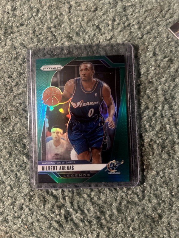 2024-25 Panini Prizm - Legends Gilbert Arenas #275 Green Prizm