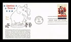 Dr Jim Stamps American Circus First Day Cover Khol Kraft Cachet