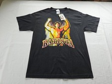 2005 WWE WWF BATISTA The Animal Shirt Deadstock Vintage Youth XL 20x27