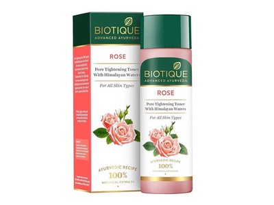 Biotique Bio Rose Toner 120ml | Pore Tightening & Refreshing | All Skin Types