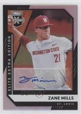 2021 Panini Elite Extra Edition Signatures Zane Mills #120 Auto z4k