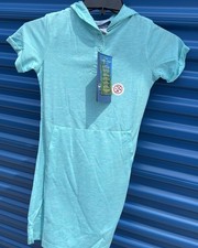 White Sierra Blue Hoodie Insect Shield Sz S Youth Kangaroo Pocket