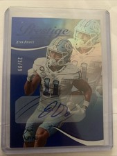 2023 Panini Prestige - Rookies Josh Downs #353 X Premium Blue Signatures /99 