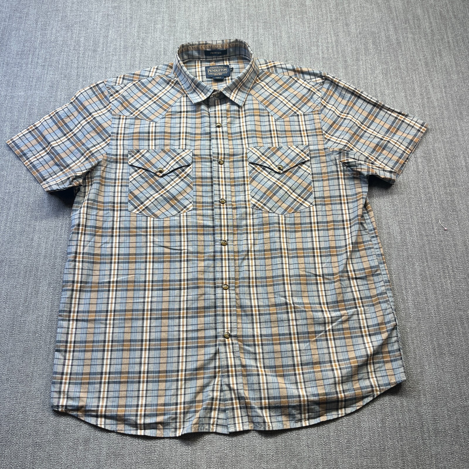 Pendleton Frontier Button Down Shirt Pearl Snap X… - image 2