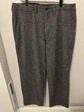 Todd Snyder Pants Mens 36x32 Gray 100 Wool Donegal Tweed Relaxed Officer Pant