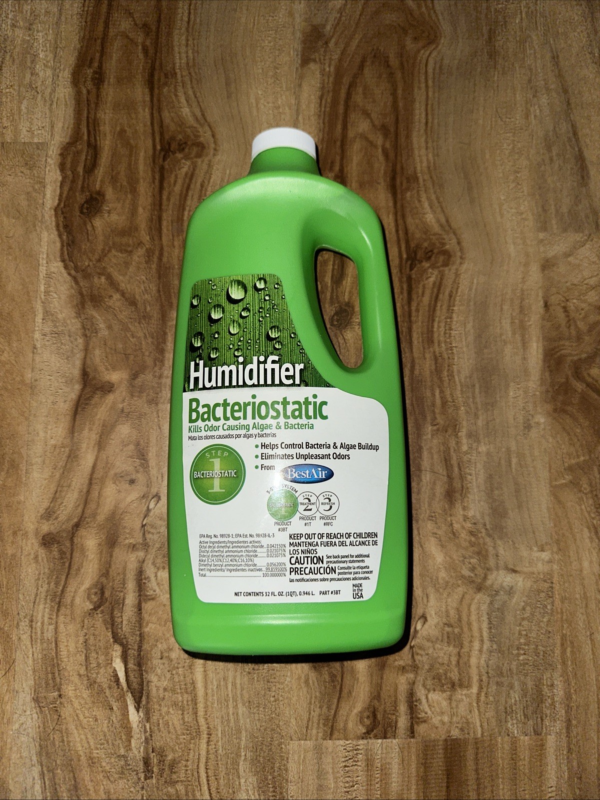 Bacteriostatic Water Treatment 32 Fl Oz - Green
