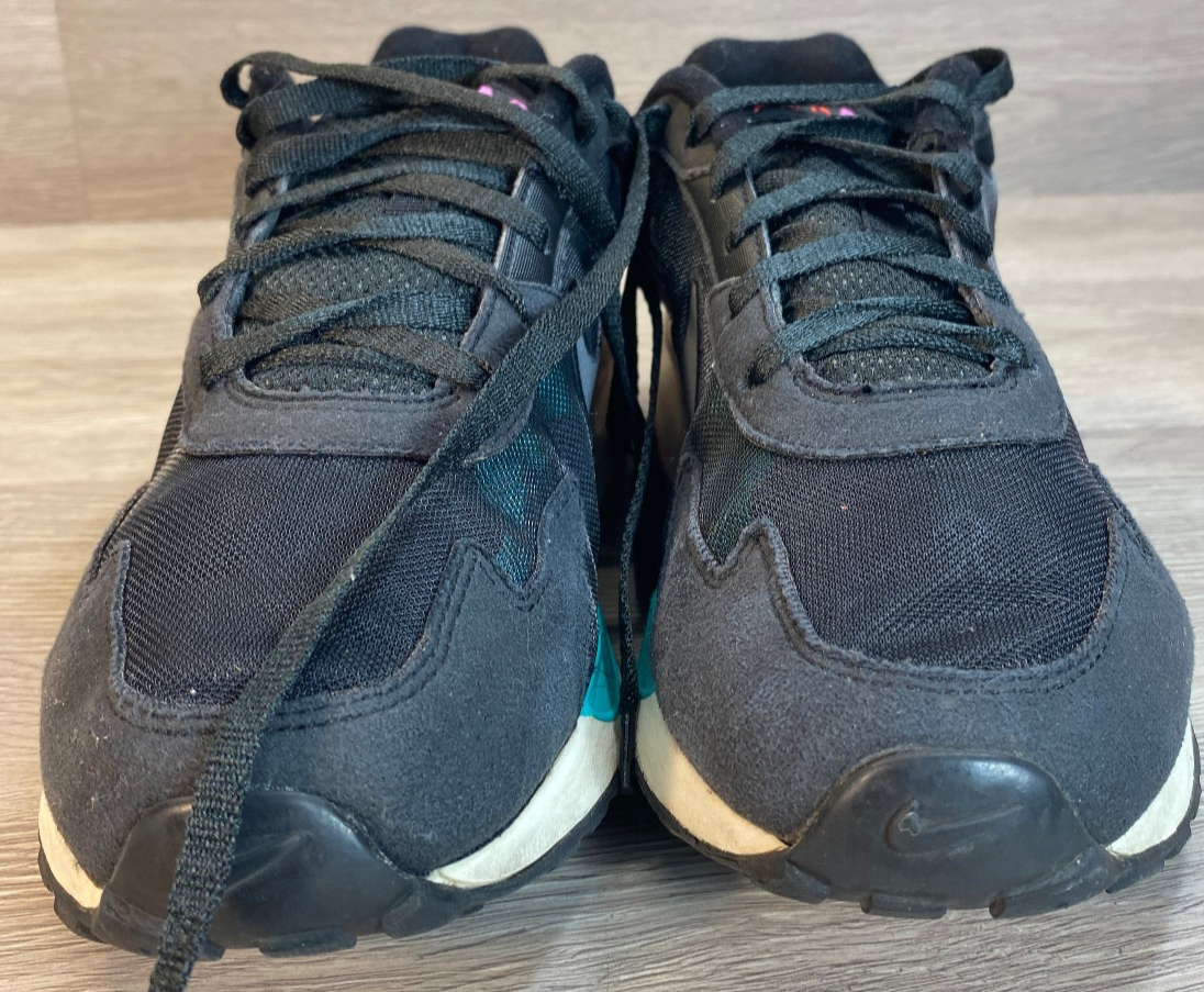 SAOLA Scarpe Nike Air Max Solo Nero Rosso Giada Trasparente Uomo Taglia 10.5 DX3666 001