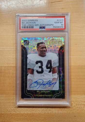 Bo Jackson [Autograph] #LS-13 2022 Panini Donruss The Legends Series card