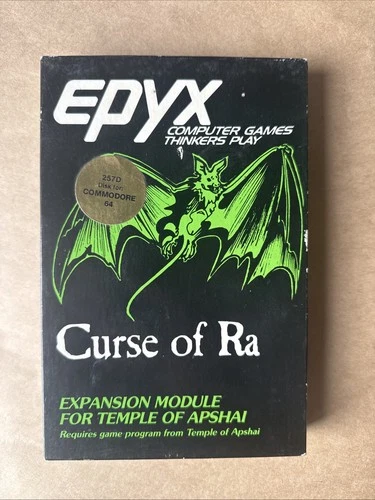 commodore 64 epyx curse of ra floopy disk