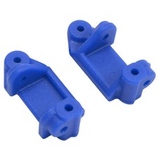 RPM80715 Blue Front Caster Blocks Slash 2wd, Nitro Slash, e-Rustler e-Stam...