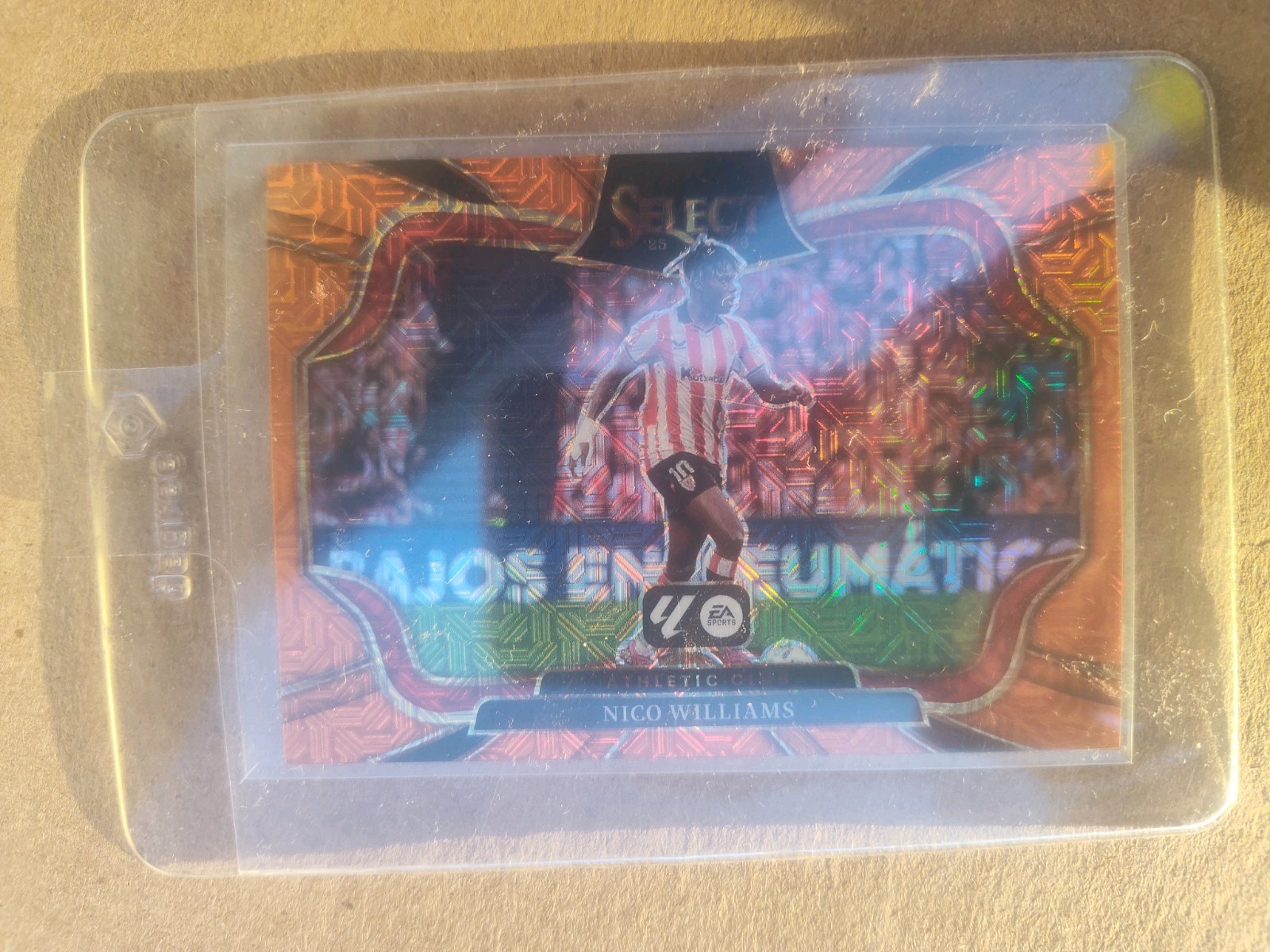 2025-26 Select Soccer ORANGE MOJO PRIZM SP 065/199 Nico Williams ATHLETIC CLUB
