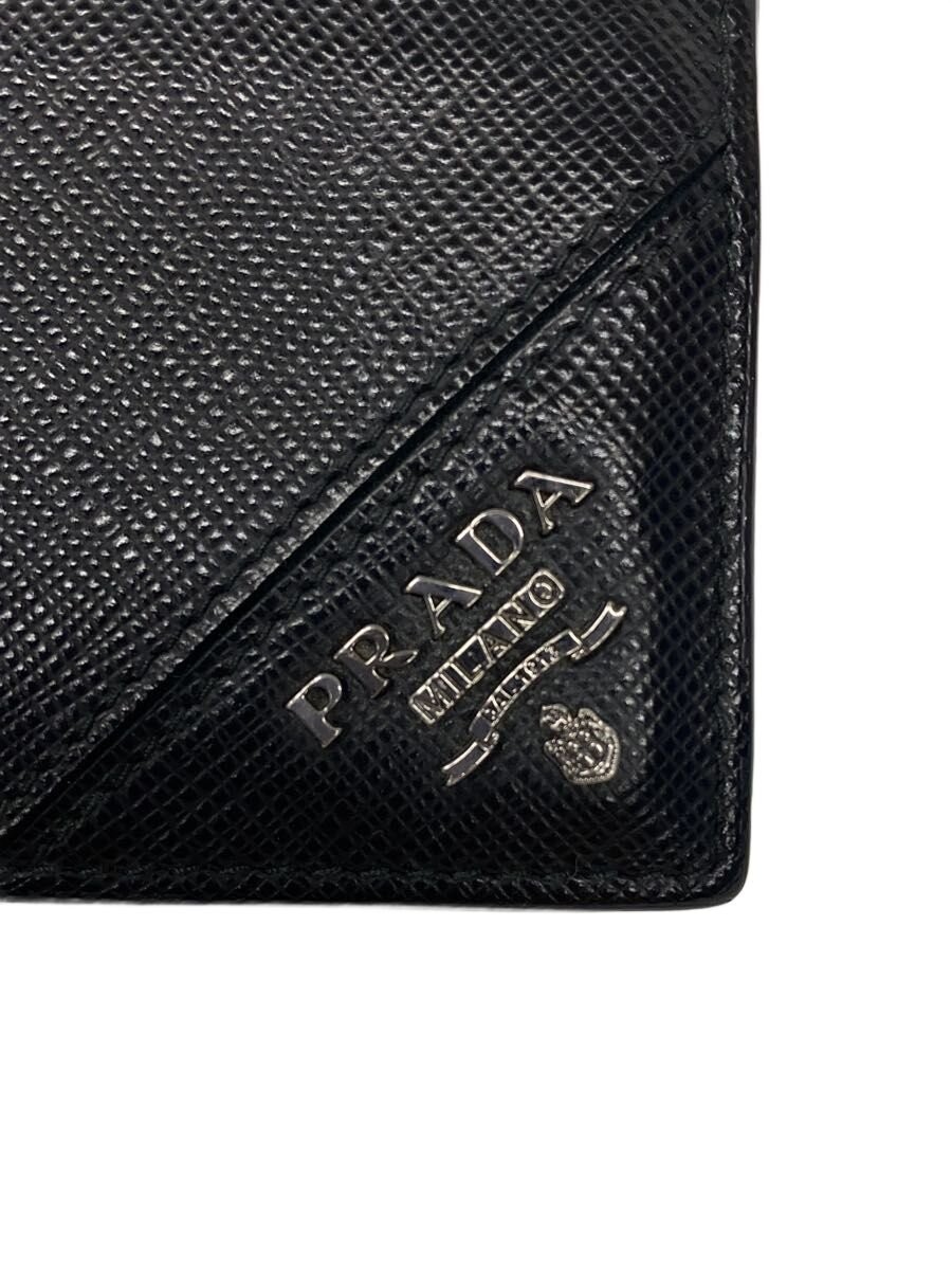 PRADA Card Case, Cowhide, Black, Plain, Men's thumbnail 3