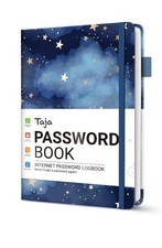 Taja Internet Password Logbook with Alphabetical Tabs For Seniors and Students