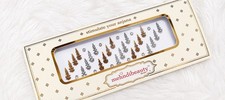 Golden And Silver Long Crystal Bindis Self Adhesive Indian Bridal Face Jewels