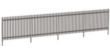 SSM317 Wills OO/HO Gauge Modern security palisade fencing pack
