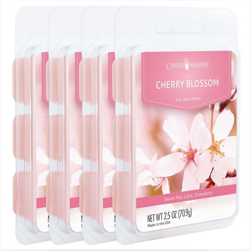 Etc Classic Wax Melts 2.5oz, Cherry Blossom Fragrance (4-Pack) – Each Pack ha...