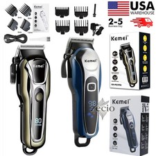 Kemei Professional USB Rechargeable Electric Hair Clipper Cordless 1900/1995 NEW