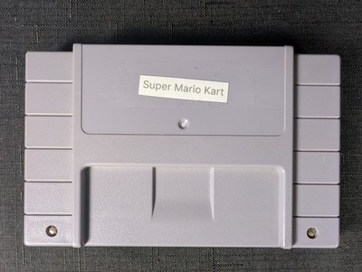 Super Nintendo SNES Super Mario Kart 1991, No Label Authentic