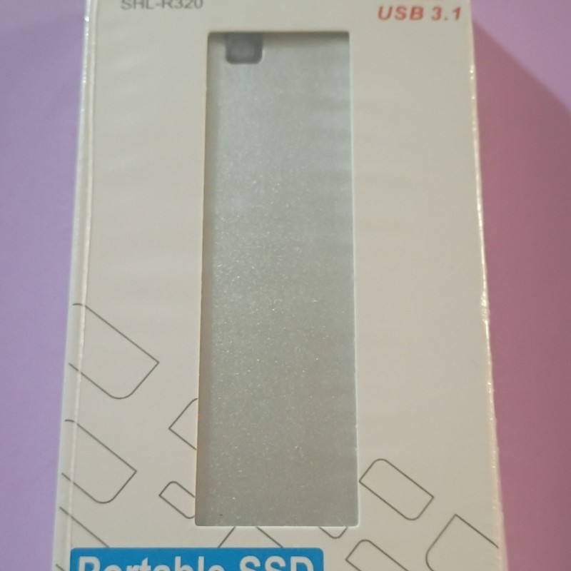 M.2 SSD Aluminum Enclosure Silver OTG USB 3.1 Type-C/USB 3.0 Micro-B SHL-R320
