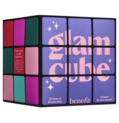 Benefit Cosmetics Glam Cube 24 Day Makeup Advent Calendar Gift Set  New