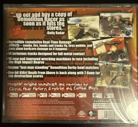 Demolition Racer: No Exit (Sega Dreamcast, 2000) Factory Sealed