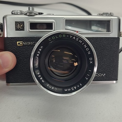 Yashica GSN Electro 35 mit Ledertasche und Riemen Splitter ungetestet - Bild 5 von 21