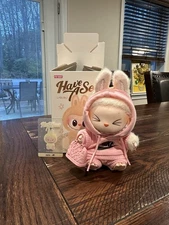 POP MART Labubu The Monsters Have A Seat SISI Designer Clothing  PINK Blemish