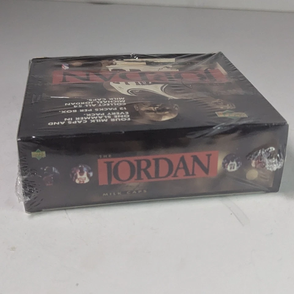 Michael Jordan Milk Caps Factory Sealed Box of 12 Packs Upper Deck 1995 MJ Pogs - Image 4 of 4