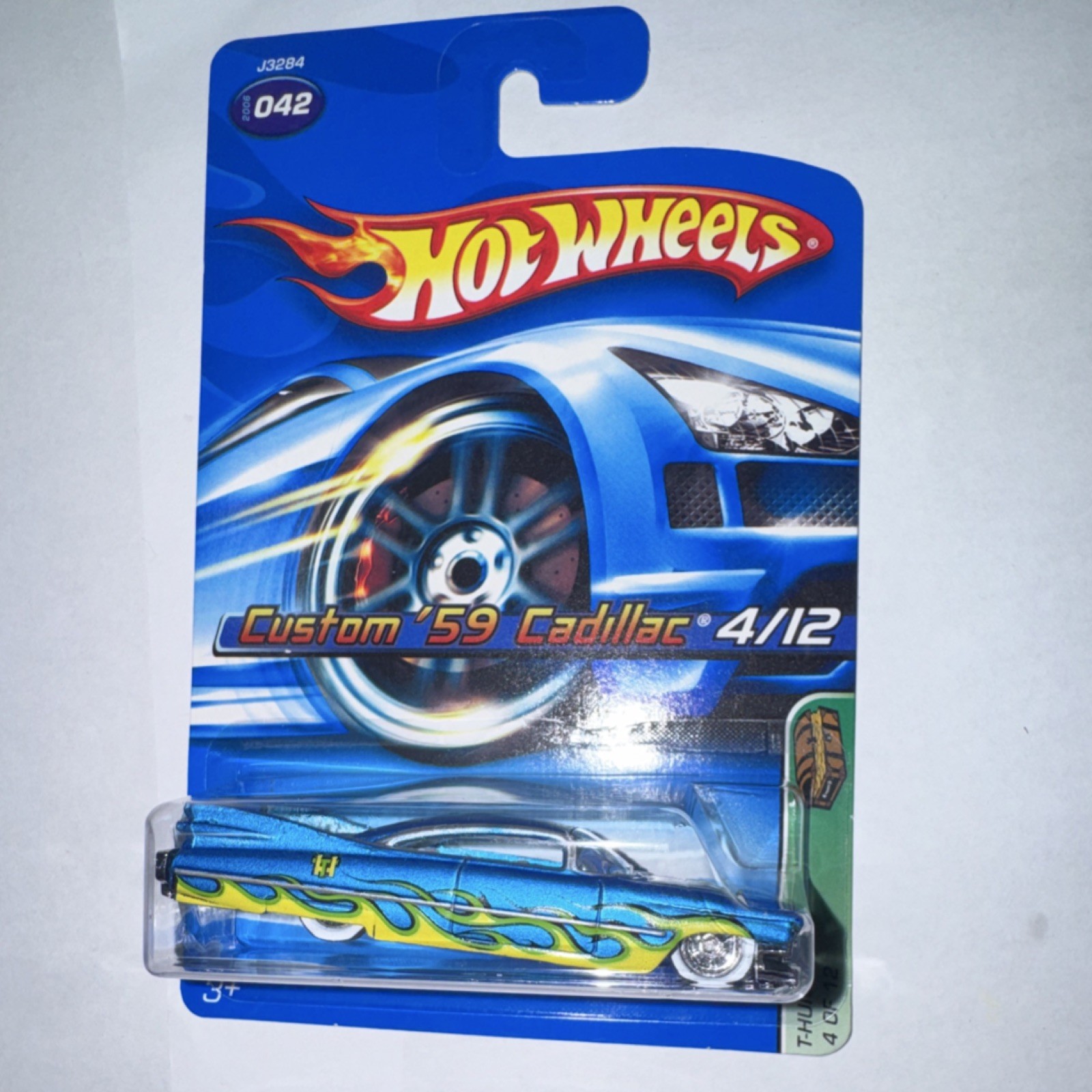 Hot Wheels Custom '59 Cadillac T-Hunt Blue Diecast Car 1:64 2006