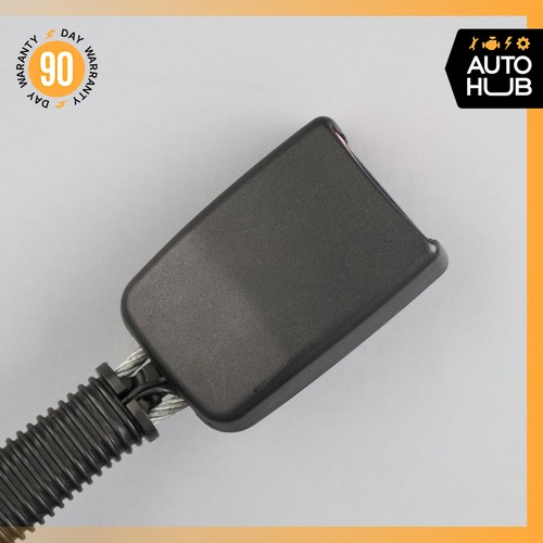 00-04 Aston Martin DB7 Vantage Front Left Seat Belt Buckle Black OEM 38k - Picture 3 of 13