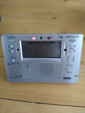 Korg Digital tuner Metronome TM-40 used AAA batteries good preowned Condition